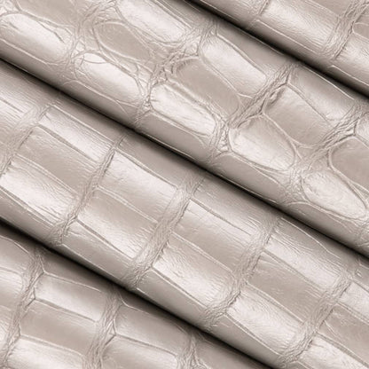 V592 Animal Print Chrome Grey & Silver Charlotte Fabrics Vinyl