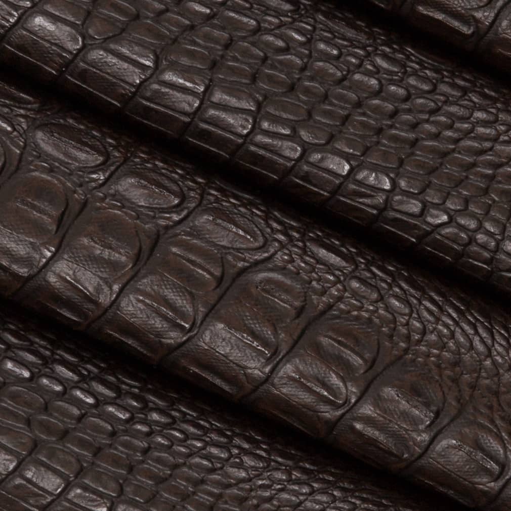 V615 Animal Print Mahogany Brown Charlotte Fabrics Vinyl