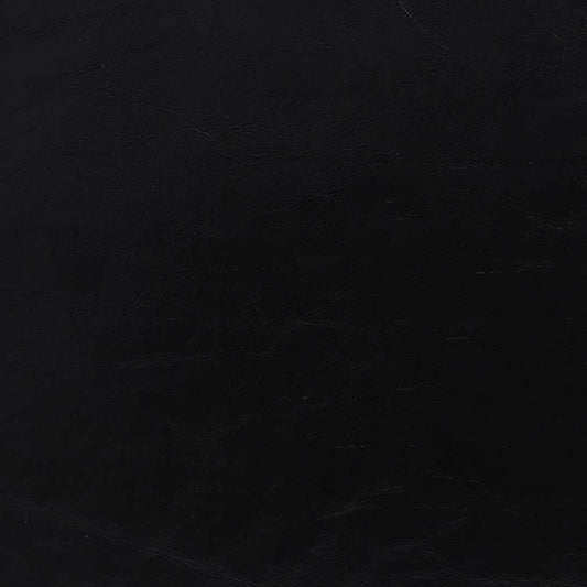 V652 Leather Grain,Plain & Solid Ebony Black Charlotte Fabrics Vinyl