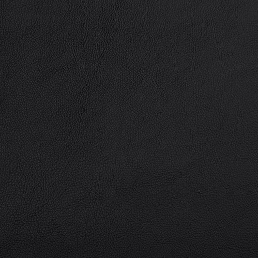 V658 Leather Grain,Plain & Solid Black Black Charlotte Fabrics Vinyl