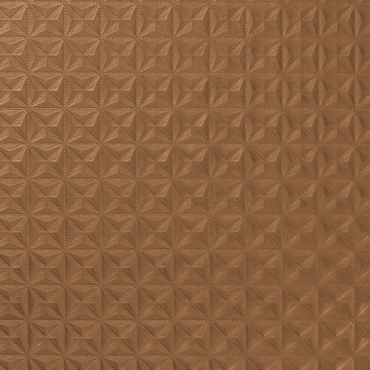 V766 Abstract & Geometric,Small Scale Brown Charlotte Fabrics Metallic,Polyurethane,Vinyl