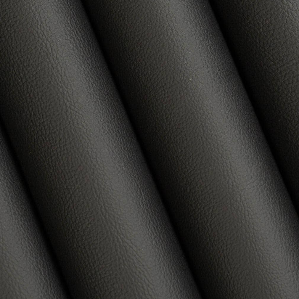 V838 Leather Grain,Plain & Solid Coal Black Charlotte Fabrics Vinyl