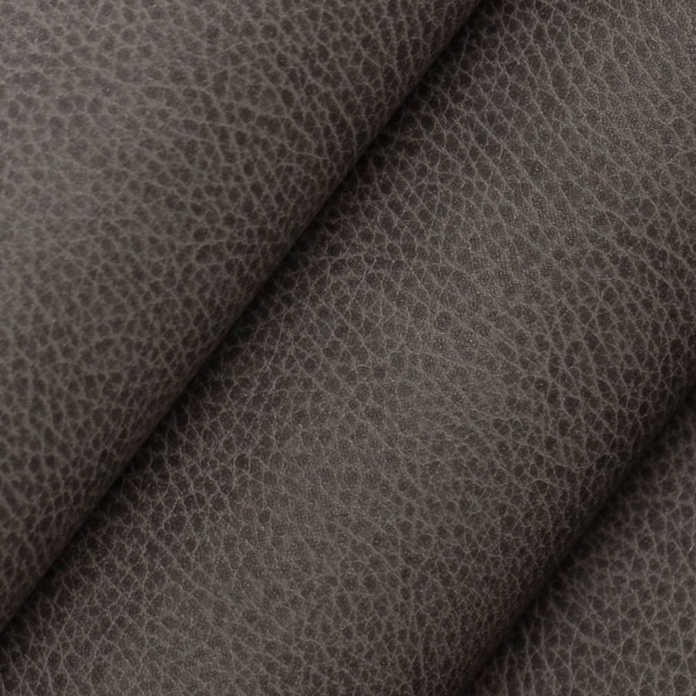 V866 Leather Grain Gunmetal Brown,Grey & Silver Charlotte Fabrics Vinyl