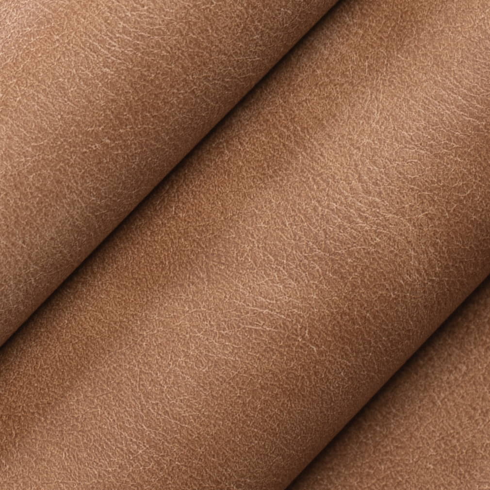 V907 Leather Grain Cognac Brown Charlotte Fabrics Vinyl