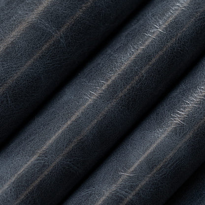 V913 Distressed,Leather Grain Ink Blue Charlotte Fabrics Vinyl