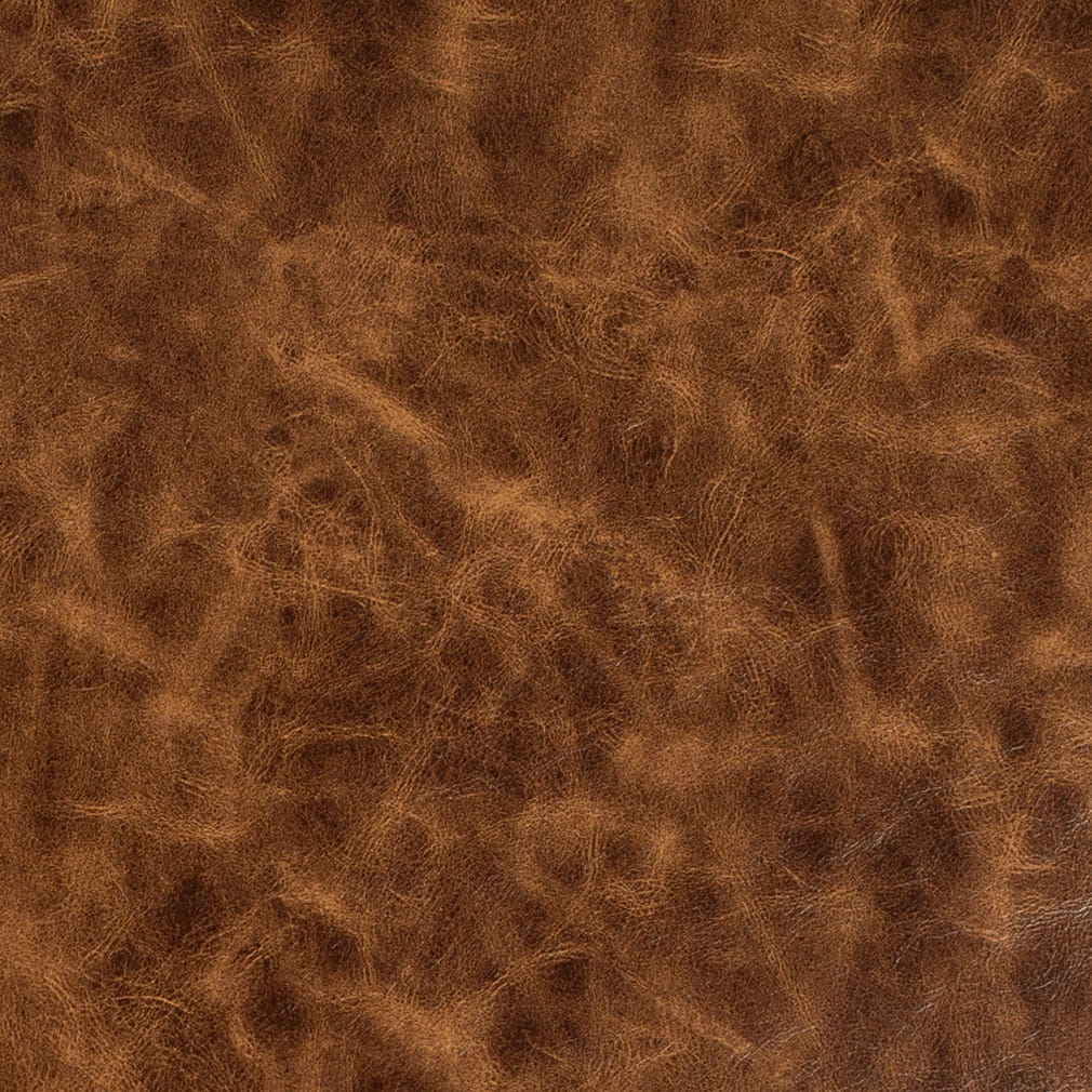 V915 Distressed,Leather Grain Bourbon Brown Charlotte Fabrics Vinyl