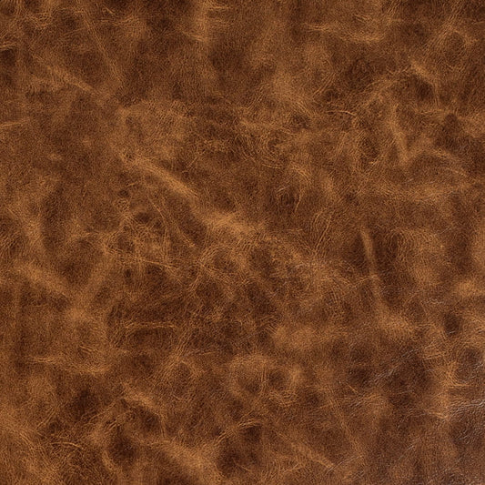 V915 Distressed,Leather Grain Bourbon Brown Charlotte Fabrics Vinyl