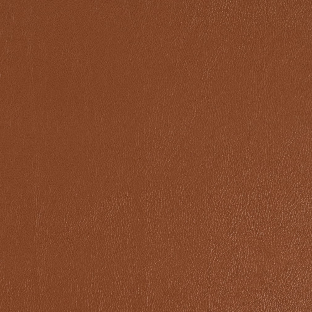 V916 Leather Grain,Plain & Solid Cognac Brown Charlotte Fabrics Vinyl