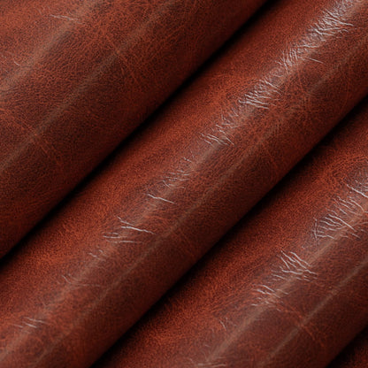 V919 Distressed,Leather Grain Brandy Brown Charlotte Fabrics Vinyl