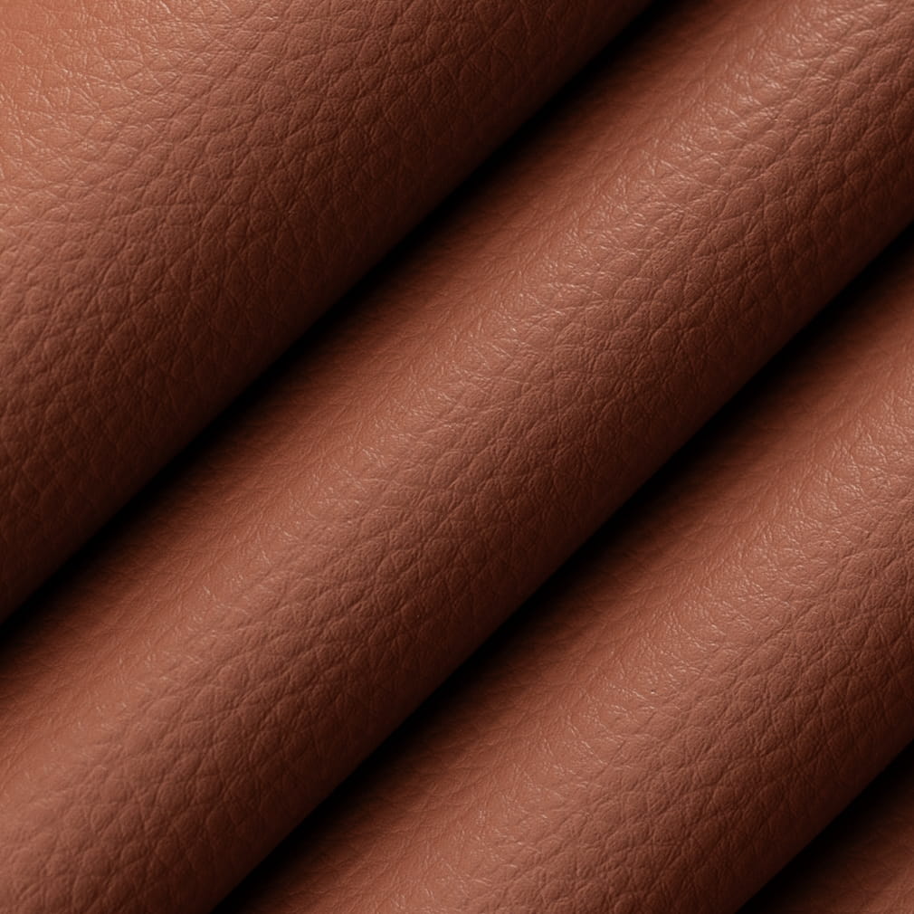V923 Leather Grain,Plain & Solid Tawny Brown Charlotte Fabrics Vinyl