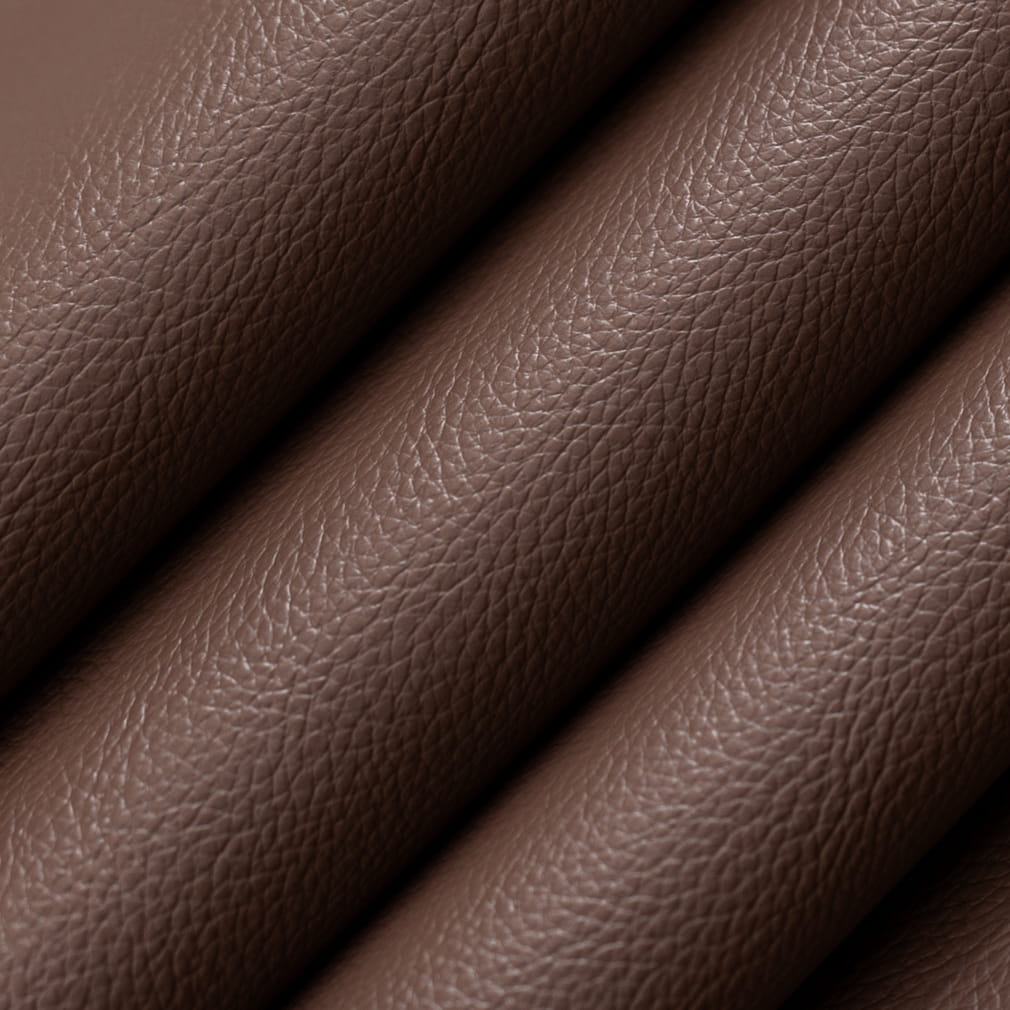 V925 Leather Grain,Plain & Solid Walnut Brown Charlotte Fabrics Vinyl
