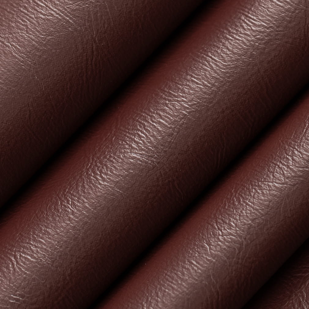V931 Leather Grain,Plain & Solid Mahogany Brown,Red & Burgundy Charlotte Fabrics Vinyl