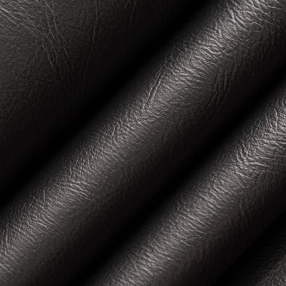 V942 Leather Grain,Plain & Solid Raven Black Charlotte Fabrics Vinyl