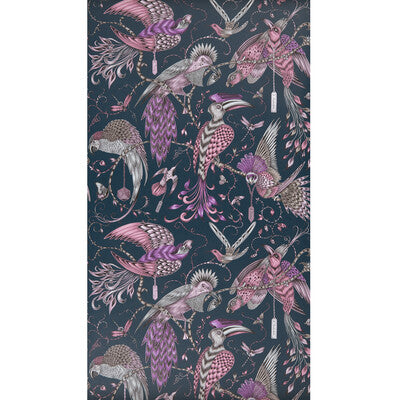 W0099/04-CAC AUDUBON PINK CLARKE AND CLARKE Wallpaper