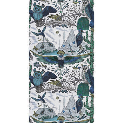 W0116/01-CAC FRONTIER BLUE  CLARKE AND CLARKE Wallpaper