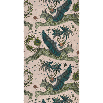 W0118/05-CAC LYNX PINK  CLARKE AND CLARKE Wallpaper