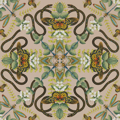 W0129/01-CAC EMERALD FOREST WP BLUSH CLARKE AND CLARKE Wallpaper
