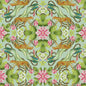 W0131/01-CAC MENAGERIE WP AQUA CLARKE AND CLARKE Wallpaper
