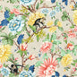 W0133/01-CAC SAPPHIRE GARDEN WP IVORY CLARKE AND CLARKE Wallpaper