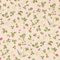 W0135/01-CAC WILD STRAWBERRY WP BLUSH CLARKE AND CLARKE Wallpaper