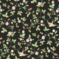 W0135/04-CAC WILD STRAWBERRY WP NOIR CLARKE AND CLARKE Wallpaper