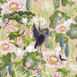 W0137/01-CAC WATERLILY WP BLUSH CLARKE AND CLARKE Wallpaper