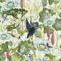 W0137/03-CAC WATERLILY WP IVORY CLARKE AND CLARKE Wallpaper