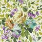 W0139/01-CAC BLOOM AMETHYST WP CLARKE AND CLARKE Wallpaper