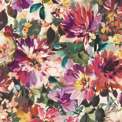 W0145/02-CAC TAHITI FUCHSIA WP CLARKE AND CLARKE Wallpaper