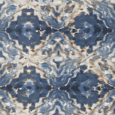 W0147/02-CAC AQUEOUS MIDNIGHT/SPICE WP CLARKE AND CLARKE Wallpaper