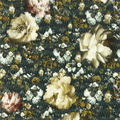 W0148/03-CAC CAMILE TEAL/SPICE WP CLARKE AND CLARKE Wallpaper