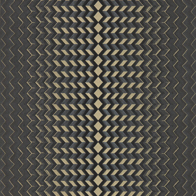 W0150/02-CAC FRAGMENT CHARCOAL/GOLD WP CLARKE AND CLARKE Wallpaper