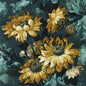 W0162/01-CAC SUNFOREST DENIM OCHRE WP CLARKE AND CLARKE Wallpaper