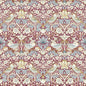 W0171/04-CAC STRAWBERRY THIEF PLUM WP CLARKE AND CLARKE Wallpaper