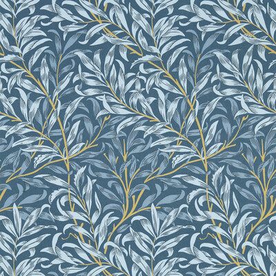 W0172/01-CAC WILLOW BOUGHS DENIM WP CLARKE AND CLARKE Wallpaper
