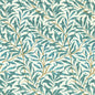 W0172/05-CAC WILLOW BOUGHS TEAL WP CLARKE AND CLARKE Wallpaper