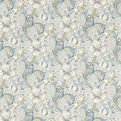 W0174/02-CAC GOLDEN LILY SLATE WP CLARKE AND CLARKE Wallpaper
