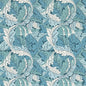 W0175/04-CAC ACANTHUS TEAL WP CLARKE AND CLARKE Wallpaper