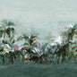 W0176/02-CAC ALBERI TEAL/FUCH BANNER CLARKE AND CLARKE Wallpaper