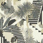 W0186/01-CAC MALINDI CHARCOAL WP CLARKE AND CLARKE Wallpaper