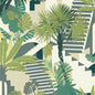 W0186/03-CAC MALINDI PALM WP CLARKE AND CLARKE Wallpaper