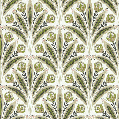 W0193/04-CAC ATTINGHAM SAGE BLUSH WP CLARKE AND CLARKE Wallpaper