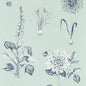 W0197/04-CAC ROSERAIE SEAGLASS WP CLARKE AND CLARKE Wallpaper
