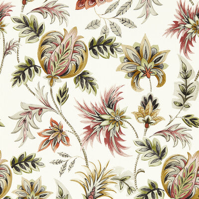 W0198/01-CAC SIZERGH BLUSH SAGE WP CLARKE AND CLARKE Wallpaper