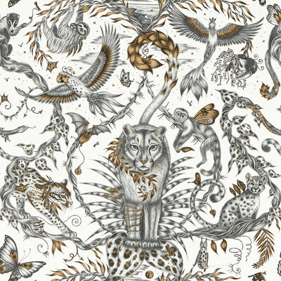 W0213/01-CAC BOSQUE DREAMS BRONZE WP CLARKE AND CLARKE Wallpaper