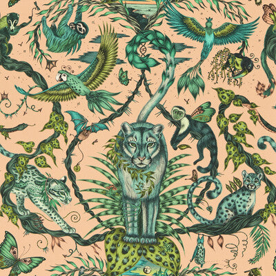 W0213/04-CAC BOSQUE DREAMS PINK WP CLARKE AND CLARKE Wallpaper