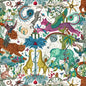 W0216/03-CAC PARADISE LOST IVORY WP CLARKE AND CLARKE Wallpaper