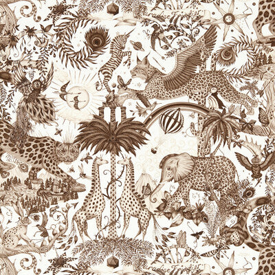 W0216/04-CAC PARADISE LOST SEPIA WP CLARKE AND CLARKE Wallpaper