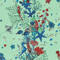 W0218/01-CAC SEAFOREST AQUA WP CLARKE AND CLARKE Wallpaper