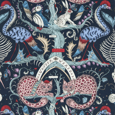 W0219/01-CAC WONDER WORLD BERRY WP CLARKE AND CLARKE Wallpaper